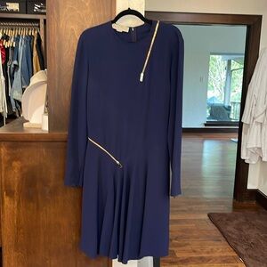 Stella McCartney navy zipper dress